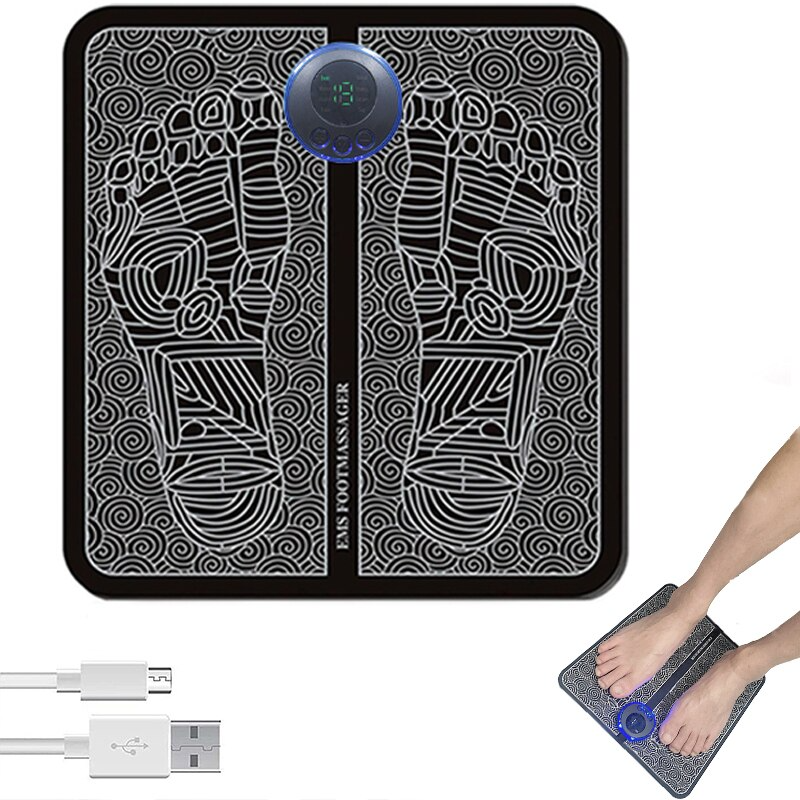 Massageador de Pés Reduz Dores e Inchaços - RelaxPro EMS