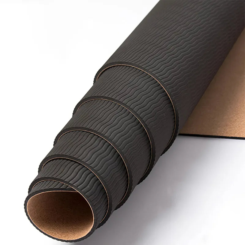 Tapete de Yoga de Cortiça Natural Jusenda 183x61cm
